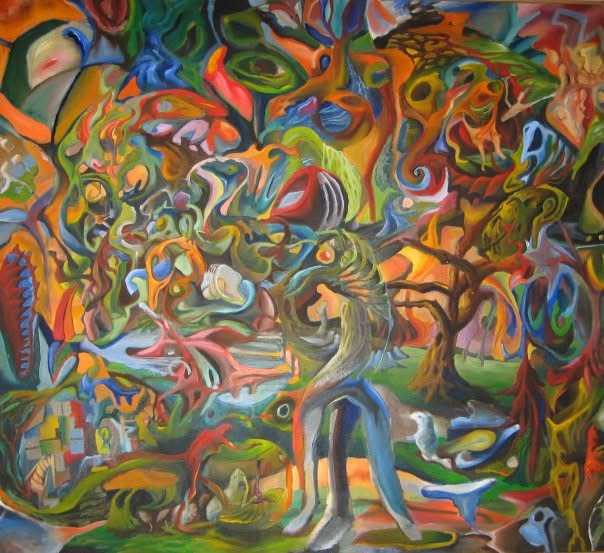 Symposium of Creation by Enrique Crosby — Oil on Canvas